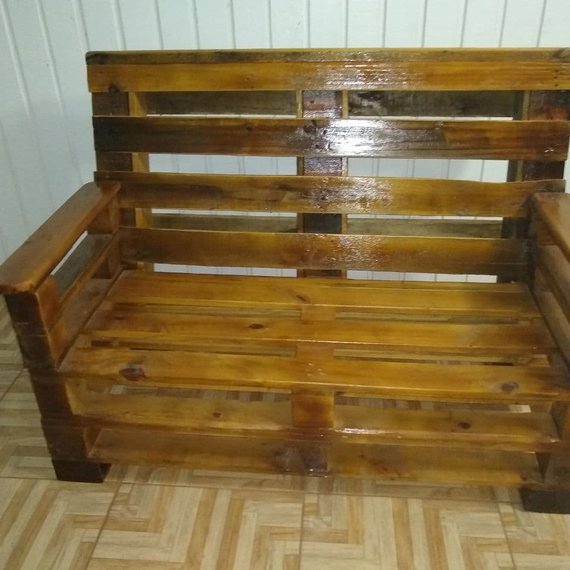 Sofá feito de Pallets